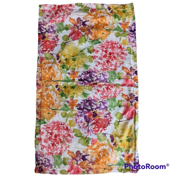 Pier 1 Imports Pillow Shams Stunning Hydrangea Watercolor Designer Covers Pair - Picture 4 of 16